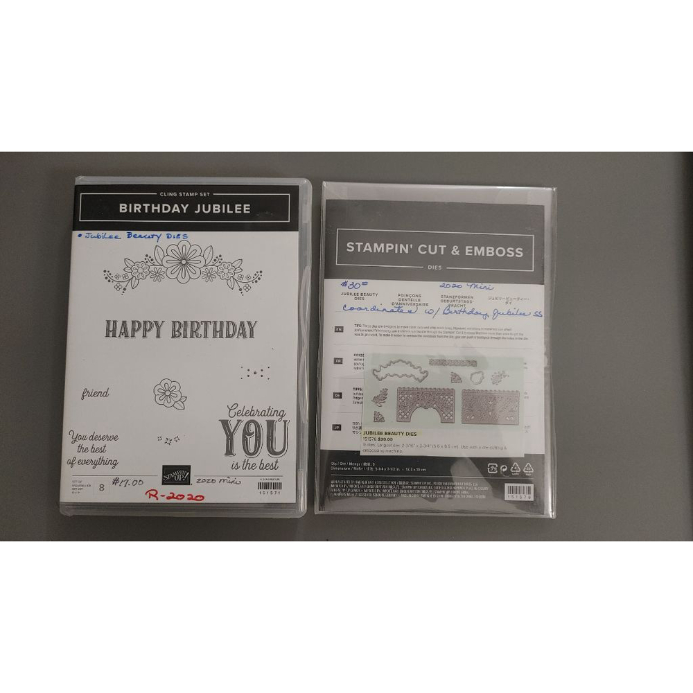 Stampin' Up! Birthday Jubilee + Cut & Emboss Dies